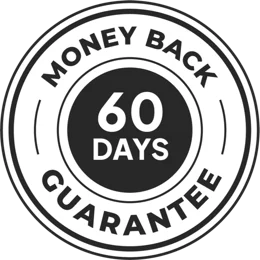 60 day money back guarantee seal